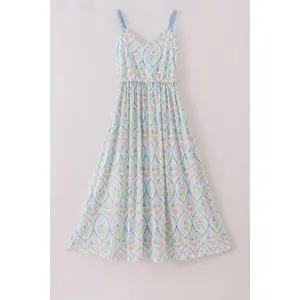 Floral print mom dress