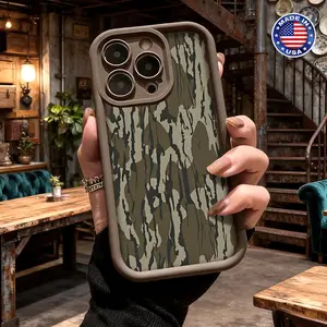 Trendy Camouflage Forest Pattern Case for iPhone 17 16 15 14 Pro Max 13 12 11 XR XS Plus Air Slim Lightweight Shockproof Anti Drop Durable TPU Cover
