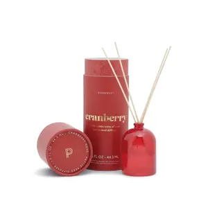 Cranberry Scented Glass Diffuser, 1.5 oz, Blends Flower, Peony, Pear and Woody Fragrances for Home Fragrance Needs