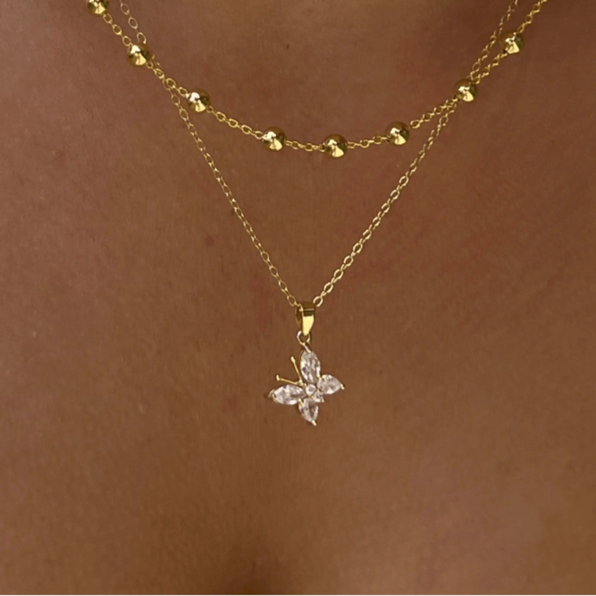 EVRY JEWELS Gold or Silver Plated Women's Hypoallergenic Moody Necklace