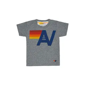 KID'S LOGO TEE - HEATHER GREY