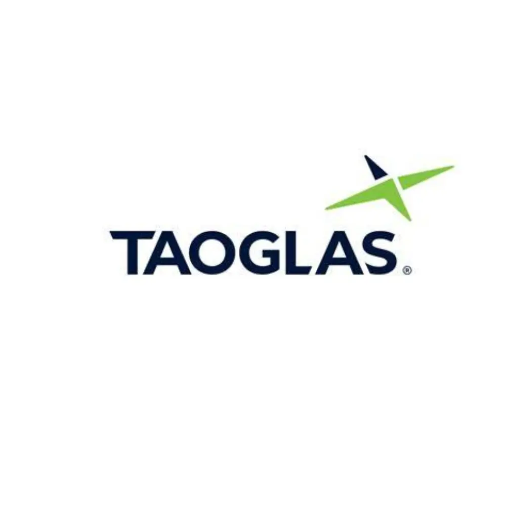 Taoglas TGX.45 Cross Polar Wideband 5G/4G Antenna - 400-6000MHz Frequency Range, 2*MIMO Configuration, Multi-mount Bracket Included - White