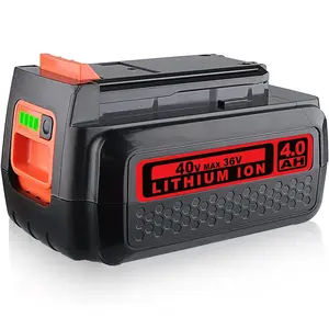 4.0Ah 40Volt LBXR36 Battery Replacement for Black and Decker 40v Lithium Battery LBXR36 LBXR2036 LST540 LCS1240 LBX1540 LST136W