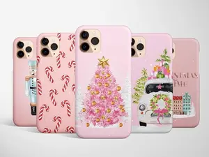 Pink Christmas Phone Case iPhone