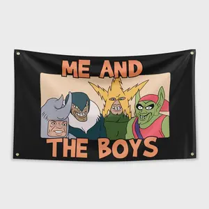 The Boys Tapestry Flag, Meme Wall Flag, Bold Room Decor, Man Cave Banner