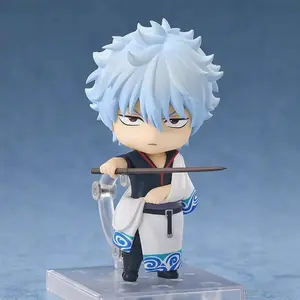 Gsc Gsas Original Nendoroid 2458 2462 2420 Kagura Sakata Gintoki Anime Action Figure Toys For Boys Girls Kids Birthday Gifts