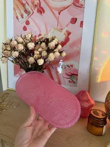Pink Decorative Jewelry Tray | Rolling Tray | Trinket Dish | Bathroom Tray | Cute Home Goods | Epoxy Resin  Tray