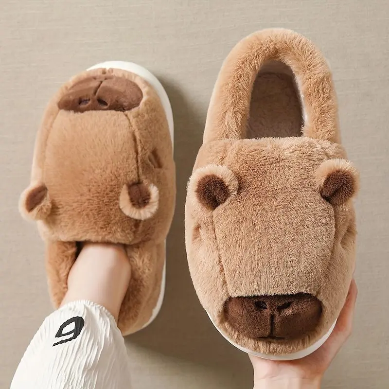 CapybaraCuteThermalHomeShoes,PlushComfortandCasualHomeShoes-AutumnandWinterNewYearandChristmasGiftsspellboundshoes CapybaraCuteThermalHomeShoes,PlushComfortandCasualHomeShoes-AutumnandWinterNewYearandChristmasGiftsspellboundshoes