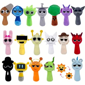More Than 8 Characters To Choose From, Sprunki Plush Toys, Creative Rhythm Box Plush Doll Toy Perimeter, Perfect For Kids And Girls, Ideal For Holiday Gifts And Home Decor sprunki plushies Soft Adorable Stuffed Cuddly Stuffed Animal Squishies