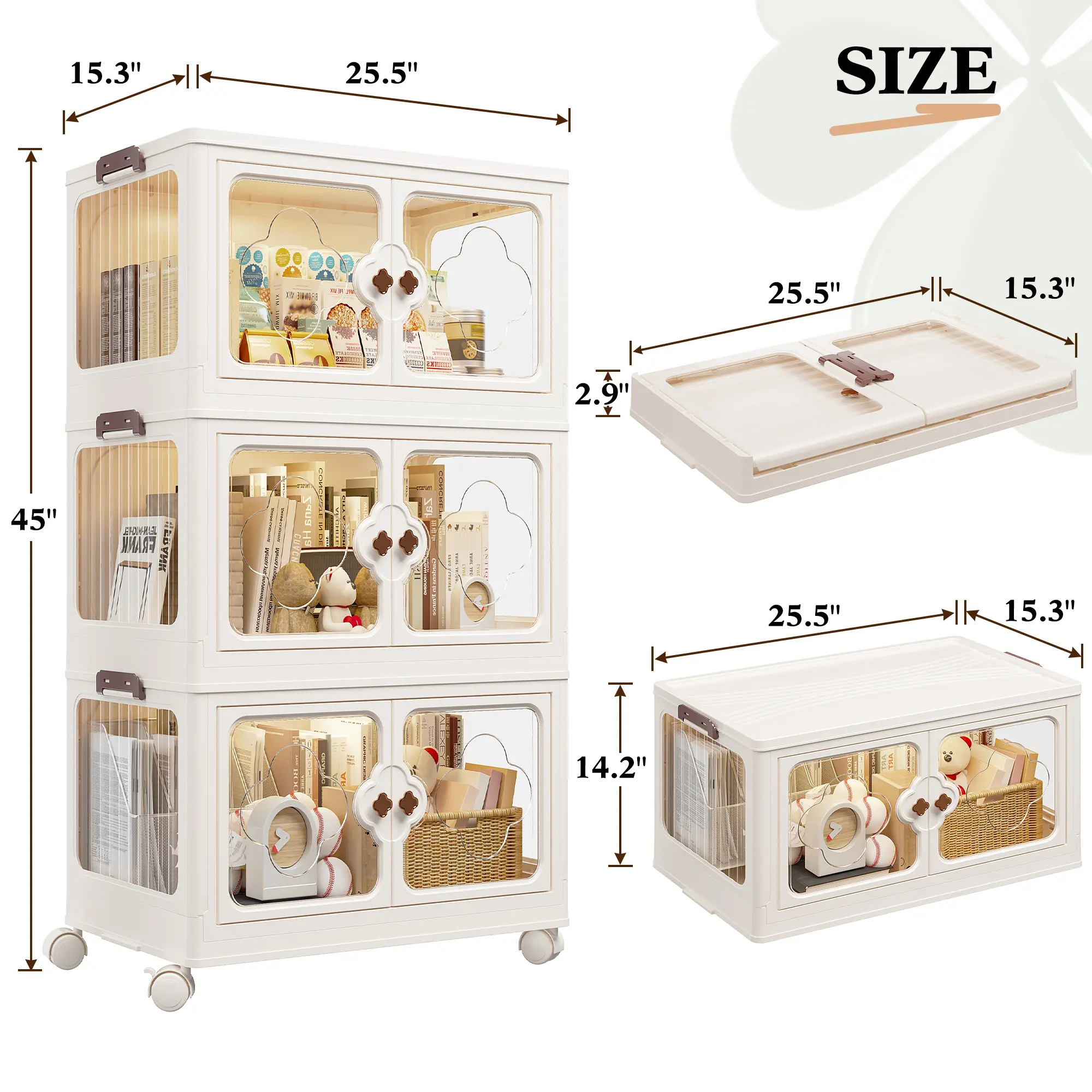 3 Tier-25.5"W