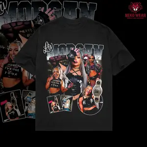 LIV MORGAN TEE, Wrestling Graphic Tee, WWE Tee, Sports T-shirt, Athlete Shirt, Wrestling Gift Streetwear Crewneck Clothing