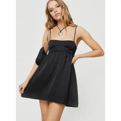 Sagoma Jenna Ortega In Vestito Nero | Mini Formato 60x21 Cm | Alta Definizione | Collezione - Foto 7