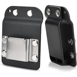 DrillCatcher, Drill Holder for Tool Belt, Up to 2" Belt, Quick Response Low-Profile Drill Clip, Compatible with Impact Driver, Nailer