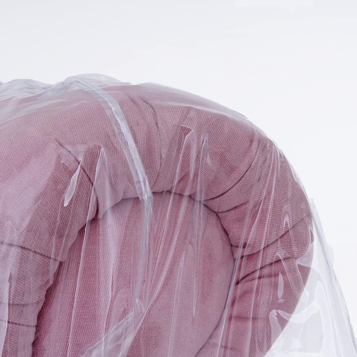 Swanna Waterproof Clear Plastic Thicker 36”RH x 18" FH x 84”W x 40" D, Loveseat Sofa/Couch Cover - Vinyl Shield Sofa Slipover Furniture Protection for Moving (Loveseat -1 Pack)