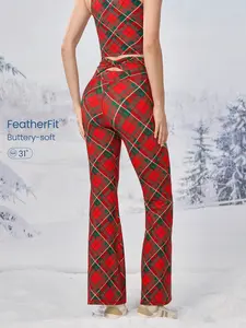 GLOWMODE 31" FeatherFit High Waist Flare-Leg Leggings Christmas Gifts Holiday Winter Low Impact Yoga Daily
