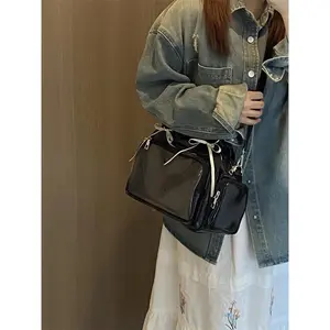 Anime Two-Dimension Japanese Uniform Bag Jk Shoulder Bag Large Capacity Crossbody Versatile Badge Display Bag Doll Itabag Purse