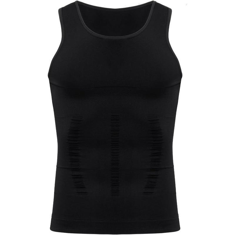 Shaperluv Tank for Men Compression Shirt Slimming Body Shaper Vest Tops Workout Abs Abdomen Undershirts body shaper compression Fitness Sport OutfitsGift