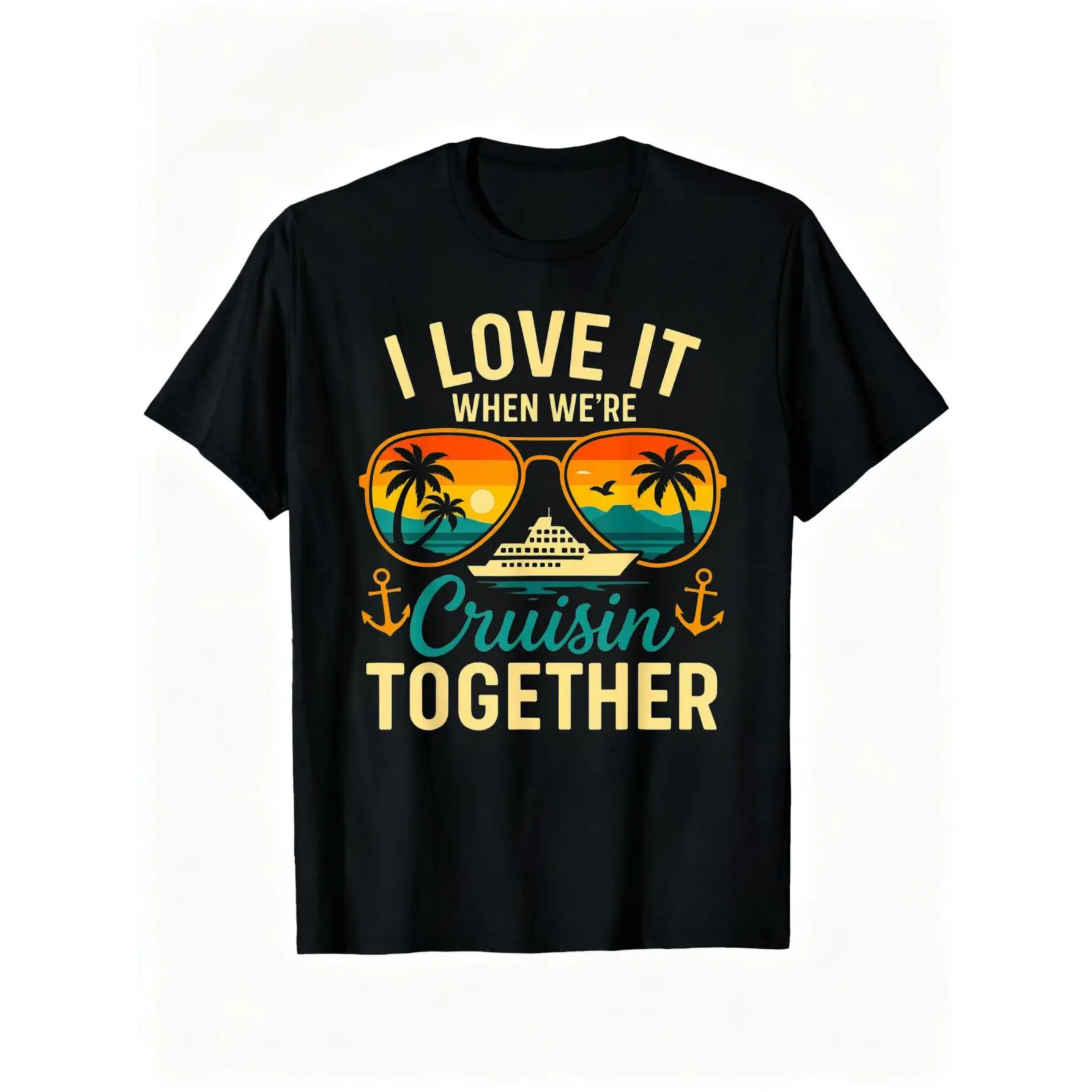 100% Cotton Cruise Squad 2025 Outfits Friends Family Couples Matching T-Shirt