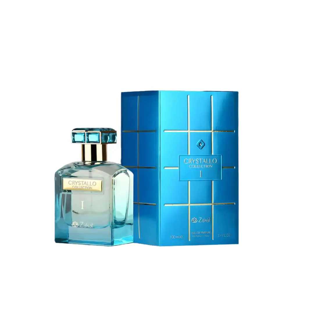Zakat Parfums | Crystallo Collection I | Eau De Parfum | Unisex Fragrance | 100 ML - 3.4 oz | Citrus - Mint & Spicy Notes