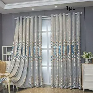 Hollow Out Curtain, 1 Count Modern Simple Window Curtain, Home Decorative Curtain for Living Room Bedroom, Window Drapes for Home Decor, Curtain Blinds, Home Decoration Curtain