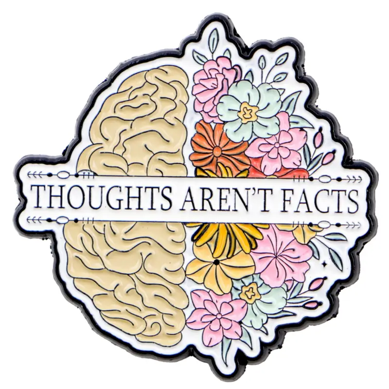Human Brain Organ Pin Badge, Badge Decoration, Decorative Badge, Cute Cartoon Design Brooch, Letter Brooch Pin, Perfect for Bags & Clothing Accessories, All Season Fashion Accessory, Metal Pin