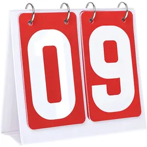 Flip Score Keeper Bulk Scoreboard for Basketball Game, Portable Scoreboard Up to 99
