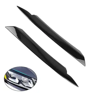 Car Headlight Cover, Car Headlight Eyebrow, Universal Vehicle Car Headlight Eyebrow Cover for Volkswagen, VW, Passat B7 2010 -2014, Automotive Exterior Accessories