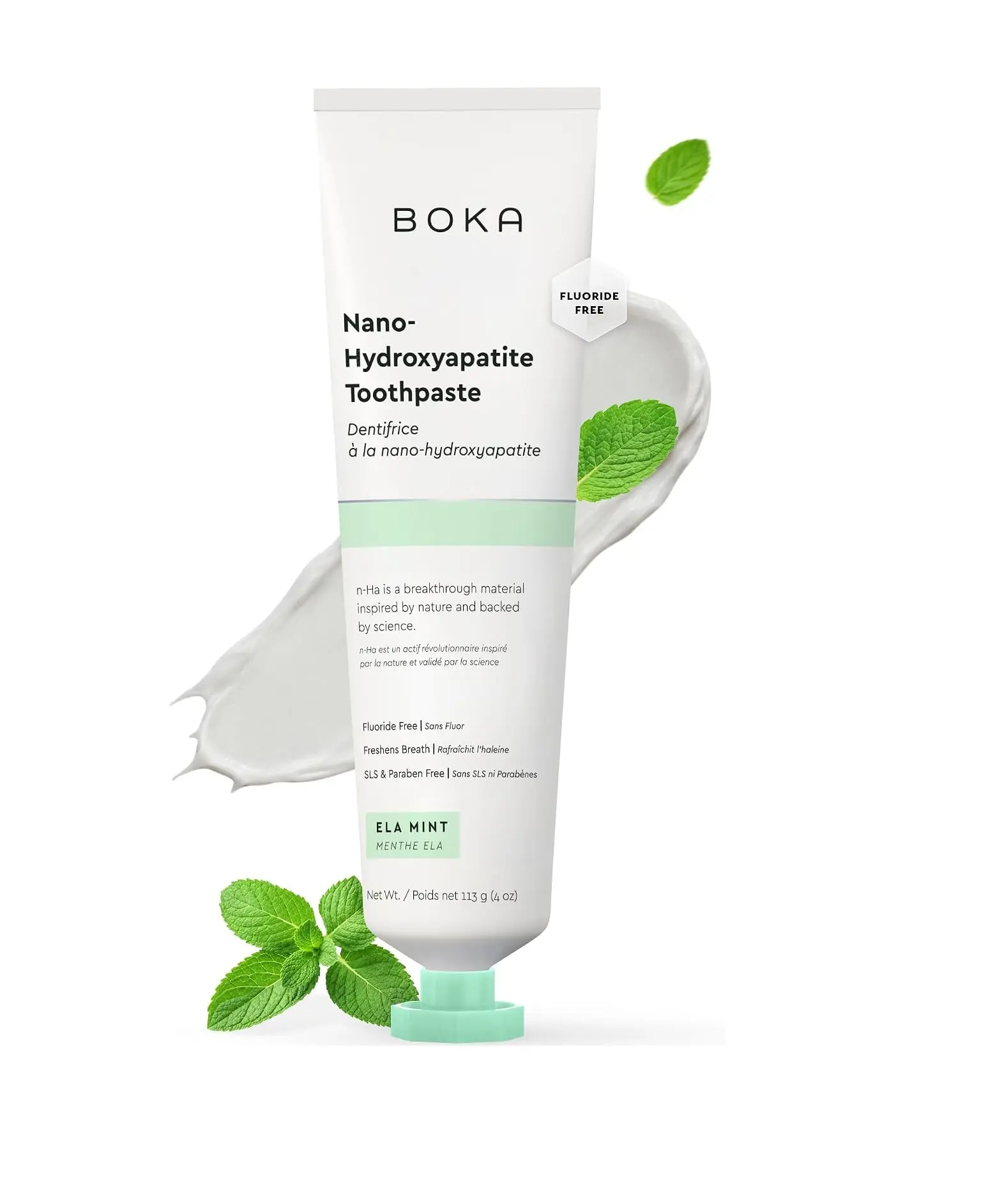 Boka Toothpaste - Fluoride Free Toothpaste, Nano Hydroxyapatite Toothpaste