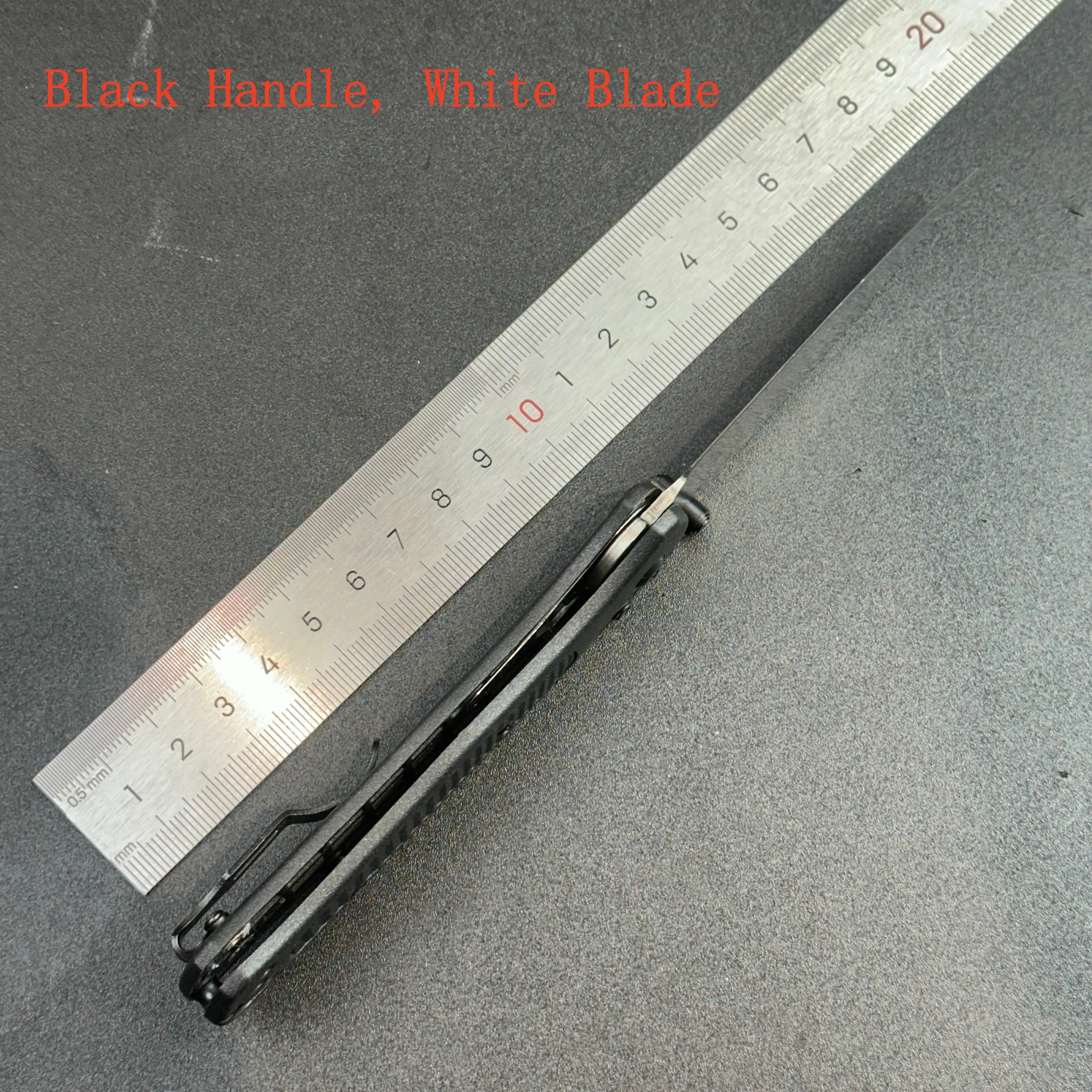 Black Handle, White Blade
