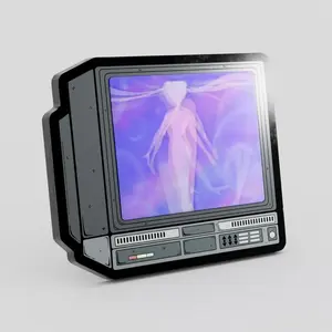 CRTV Lenticular Magic Girl Transformation Pin