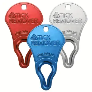 Tick Remover Tool, 2 Counts Portable Outdoor Tick Remover Tool, Pet Tick Remover Tool, Dog & Cat Grooming Supplies