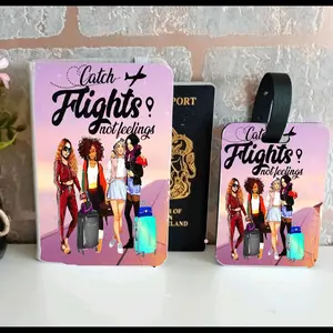 Passport cover and luggage rag Catch flights not feeling