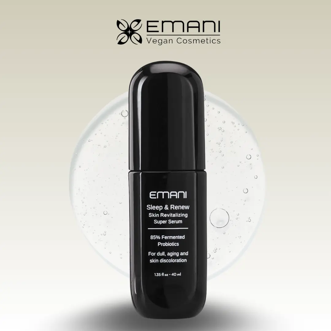 [Emani] Sleep Renew Overnight Serum for Smoother, Brighter Skin | Probiotic & Niacinamide Night Repair