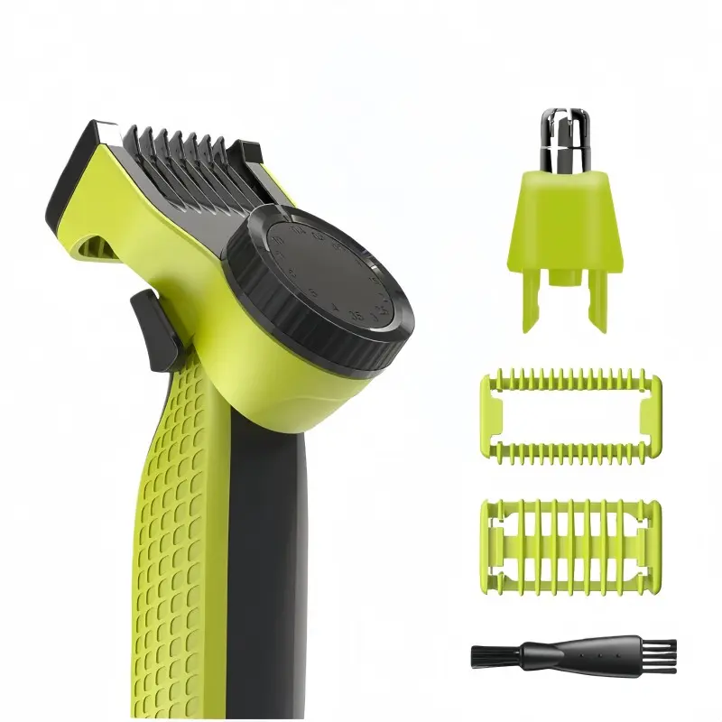 Adjustable Trimming Comb for Single Blade Razor, Small T-Shape Blade Guide Set, Includes Nose Hair Replacement Heads, Basic Shaving Grooming Tool, Daily Shaving Tool, Multifunctional Shaving Head