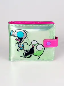 High-Quality Cute Anime Bi-Fold Wallet, Pu Leather Wallet, Fashionable Personalized Card Holder, ID Window, Stylish and Practical Accessory