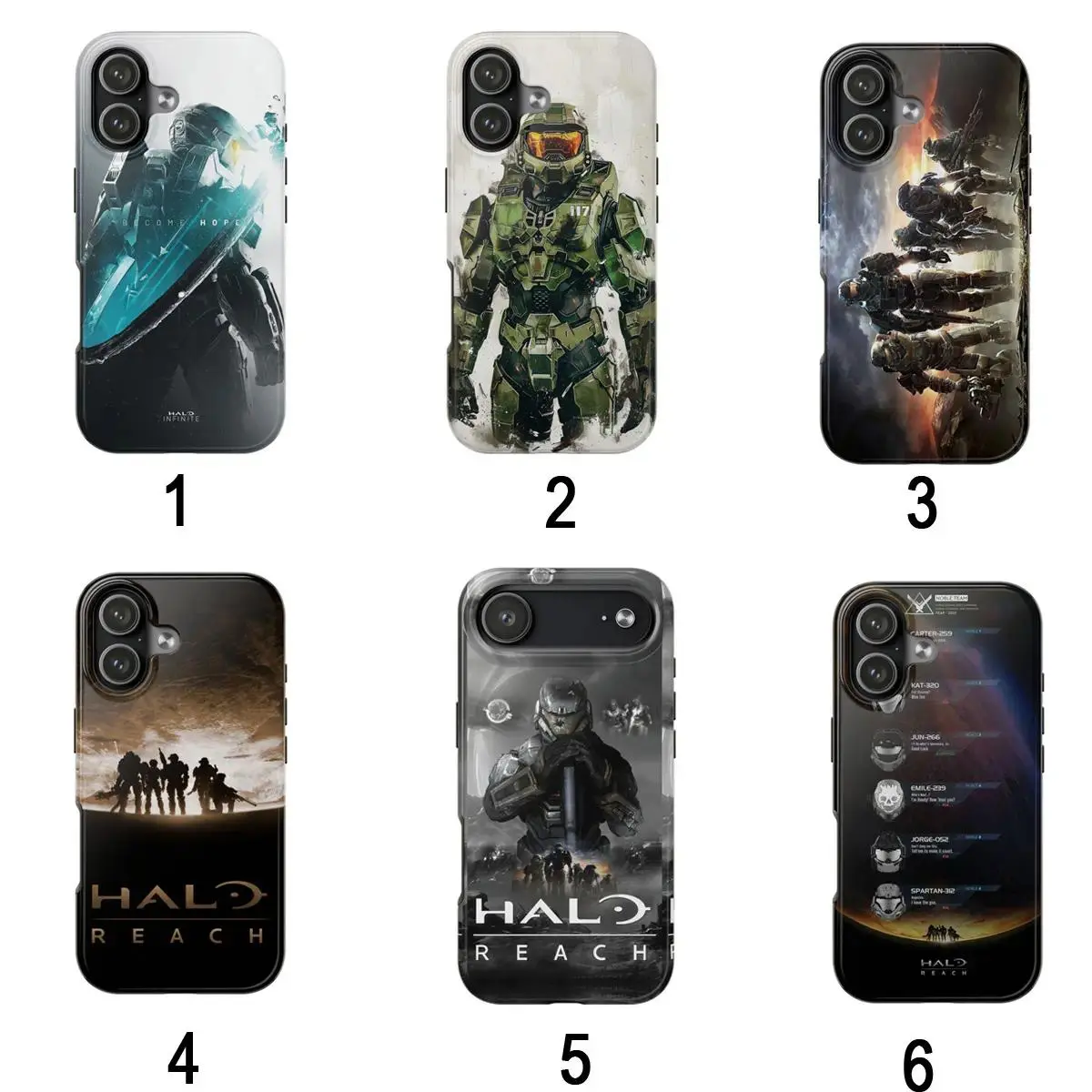Halo Reach Ver 3 Phone Case Suitable for iPhone 17-11 Pro Max/Plus and  Samsung Galaxy S23-25, Fashion Case, Perfect Gift for Her Him, Phone Case for iPhone, Creative Dual Layer Case