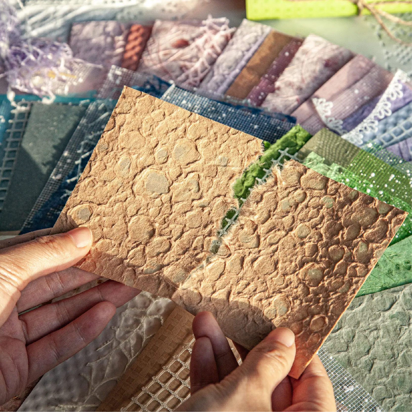 Textured Handmade Paper Pack – Perfect for Creative Journals & Crafts
