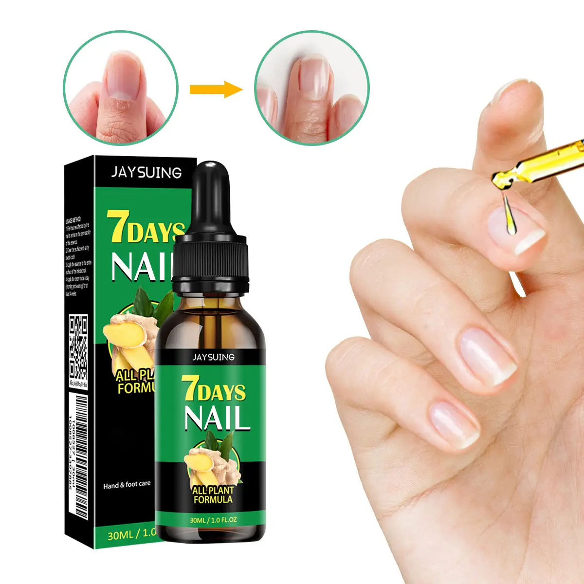 Ginger nail treatment nail support nail care Moisture Blend Cosmetic Nourishing Organic Rejuvenating springtok Mother's Day For mom