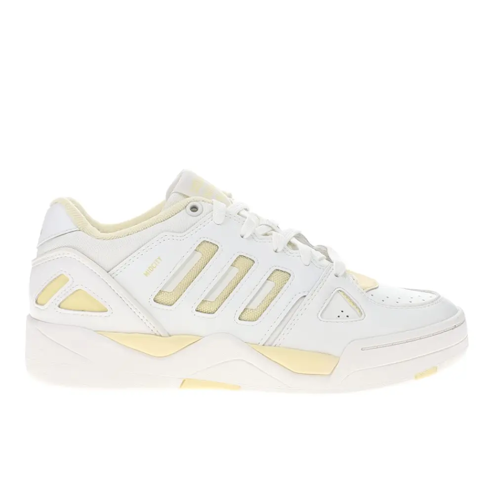 adidas Womens Midcity Low Sneakers Shoes Casual - White