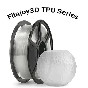 Tpu 3D Printer Filament 1.75mm, High Speed 95a Tpu Long Filament, 25g Elasticity 3D Fine Filament, Fast Printing, Size Precision ±0.03mm