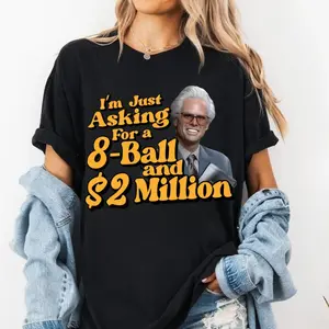 100% Cotton I'M Just Asking For A Eight-Ball And $2 Million Baby Billy T-Shirt, Funny Uncle Baby Billy Freeman Shirt, The Righteous Gemstones, Misbehavin Tour, Gift For Fans Fabric Golf Gift T-Shirt For Men And Women