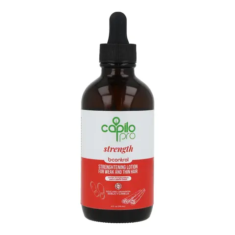 Capilo Pro B Control Strengthening Lotion 4 oz Sole Extract & Cinnamon Formula for Fine Weak Hair Ginseng Haircare