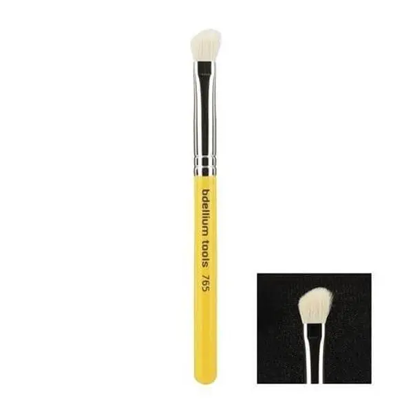 Bdellium Tools Professional Makeup Brush - Travel 765 Small Angled Shader for Flawless Eye Shadow Application