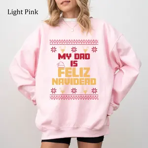 My Dad Is Feliz Navidead Sweater, Funny Dead Dad Joke Outfits, Christmas Merch, Christmas Gifts, Dead Dad Club Outfits, Women's Gifts, Casual Womenswear, Unisex