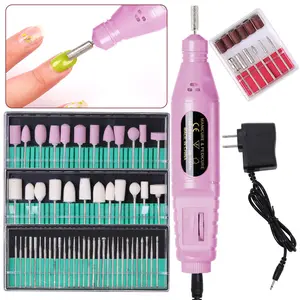6-in-1 Electric Nail Drill Kit Portable Manicure Polisher Nail File Equ