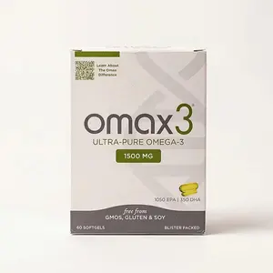 Omax3 Omega-3 Fish Oil 750 mg | Wild-Caught EPA & DHA Heart, Brain & Joint Support