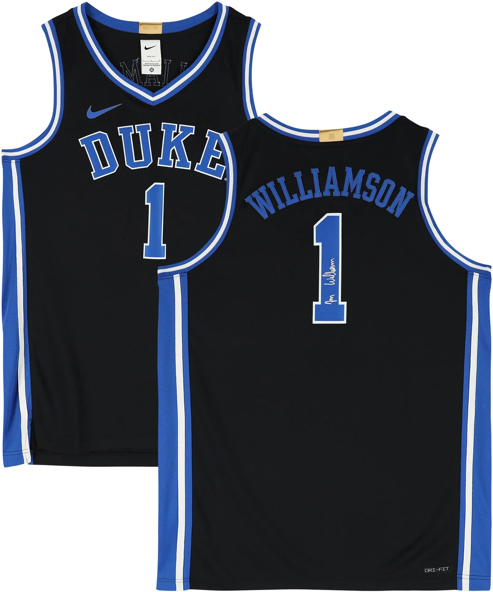 Zion Williamson Duke Blue Devils Autographed Black Nike Alumni Player Limited Swingman Jersey - Fanatics Authentic Certified