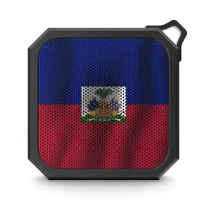 Haiti Outdoor Bluetooth Speaker - Haitian Flag Speaker /  Haiti Flag Portable speaker / Haitian pride 305 Zoe Life speaker Audio Waterproof
