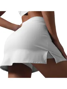 Shaping quick-drying tennis skirt full skirt for running and fitness, anti-bareback short skirt for women in two pieces, Athletic Skort, Tennis Attire, Activewear, Sports Skorts