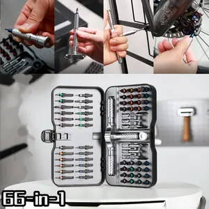 66-in-1 Ratchet Screwdriver Set, Magnetic Precision Screwdriver Bits Set, Detachable T-handle Screwdriver Set, Ideal for DIY Home, Furniture, Appliance & Electronics Repairs